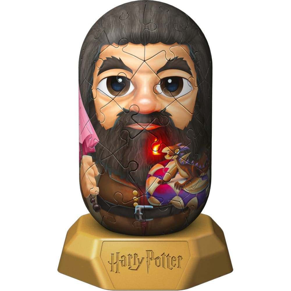 Puzzle 3D - Hylkies Harry Potter - Mini figurina de colectie Rubeus Hagrid, 54 piese | Ravensburger
