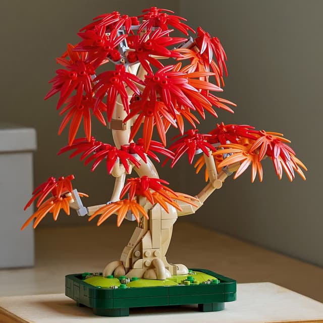 LEGO Icons - Bonsai de Artar Japonez, Rosu (10348) | LEGO
