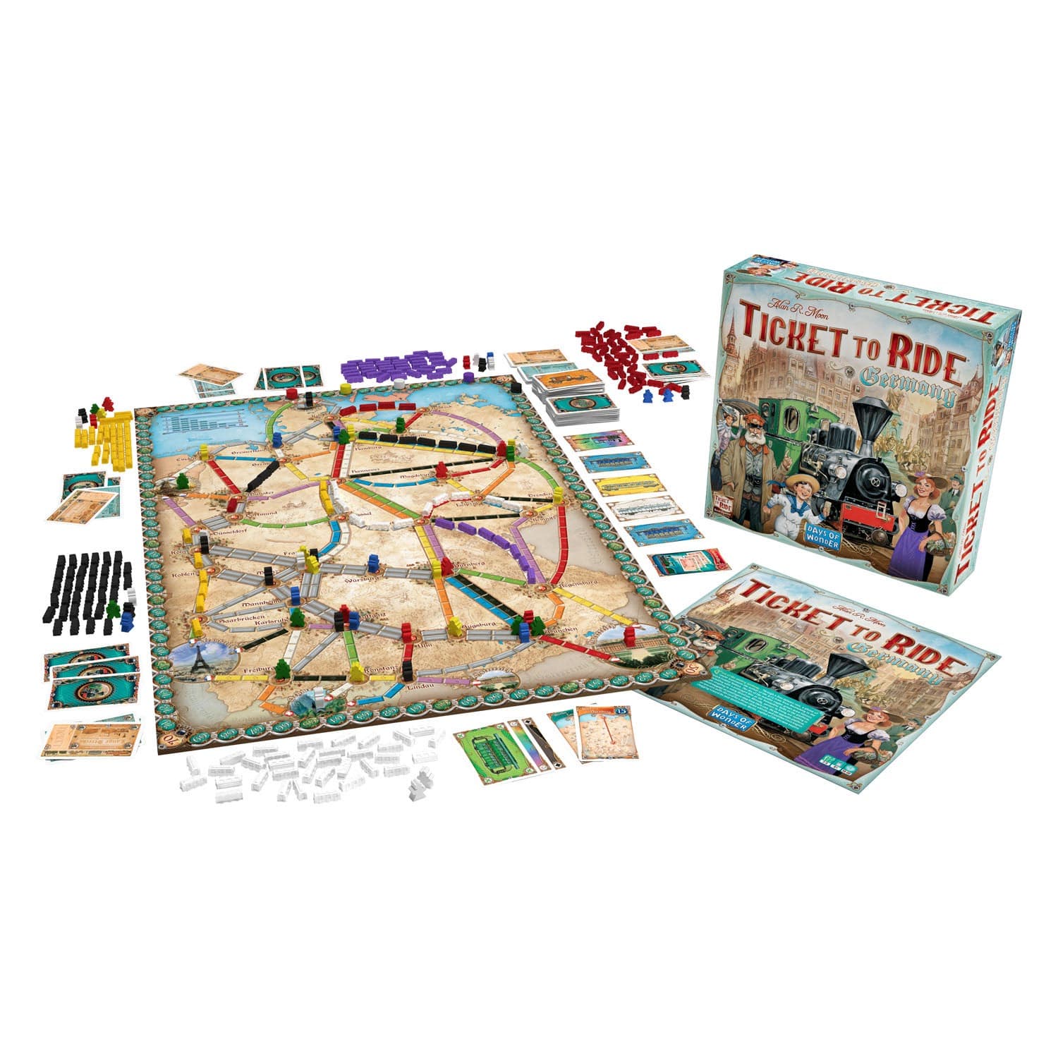 Joc de societate - Ticket to Ride: Germany (EN) | Days of Wonder