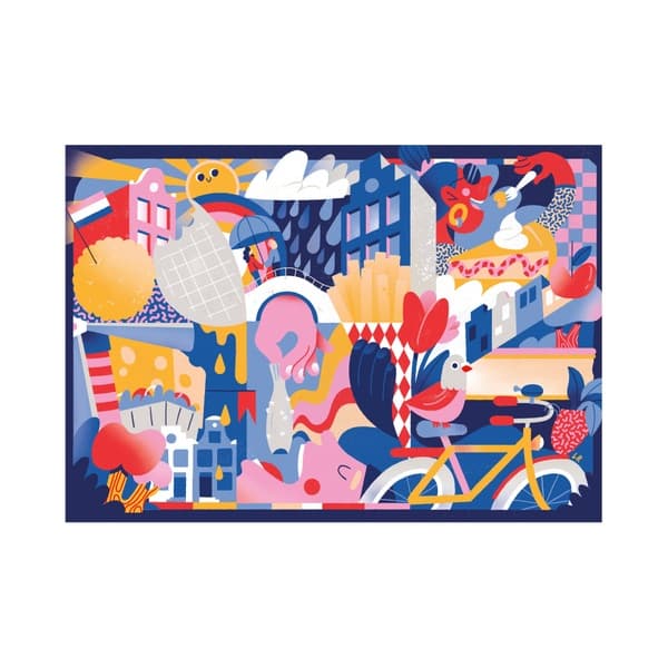 Puzzle 1000 piese - Amsterdam | Balvi