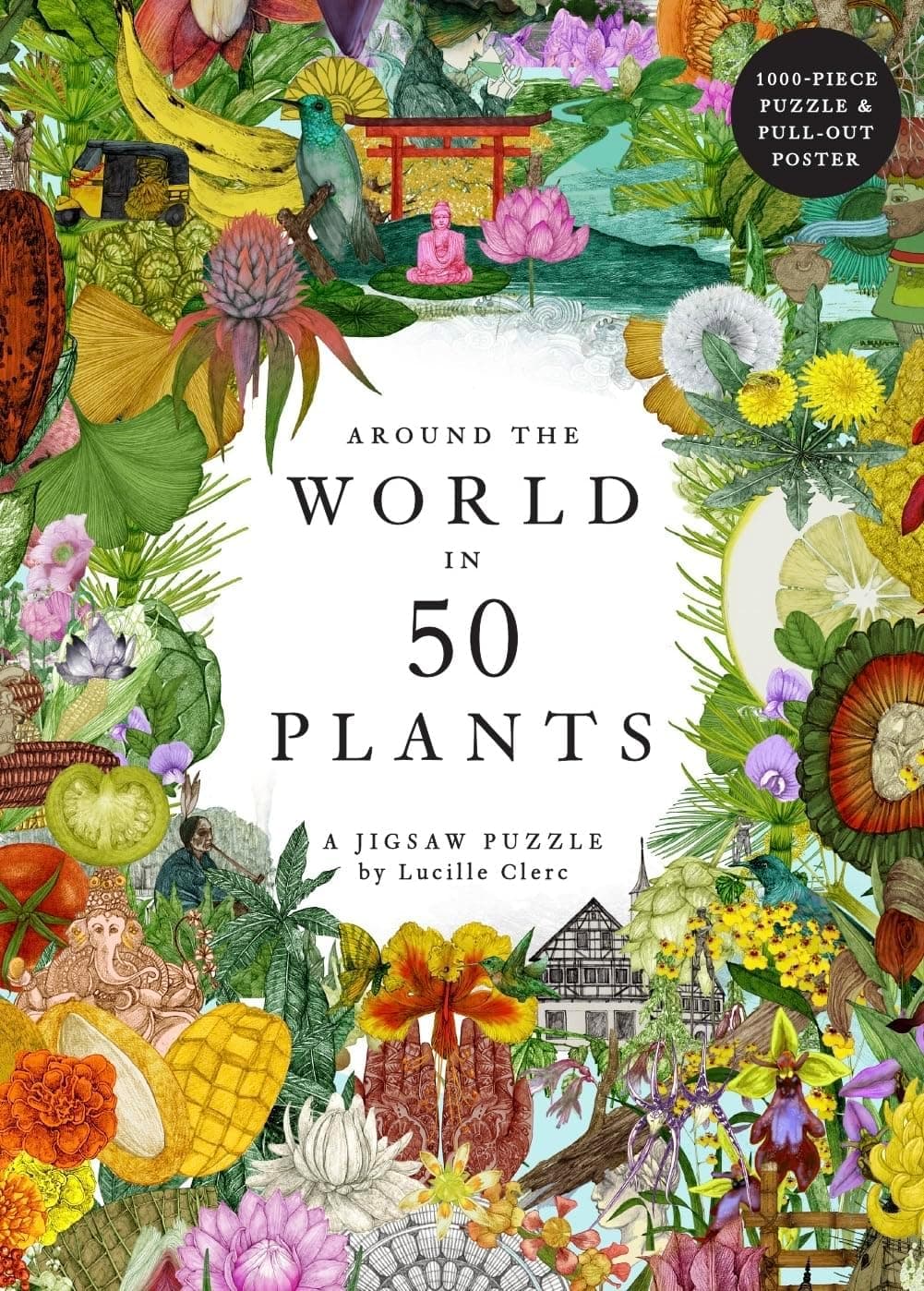 Puzzle 1000 piese - Around the World in 50 Plants | Laurence King