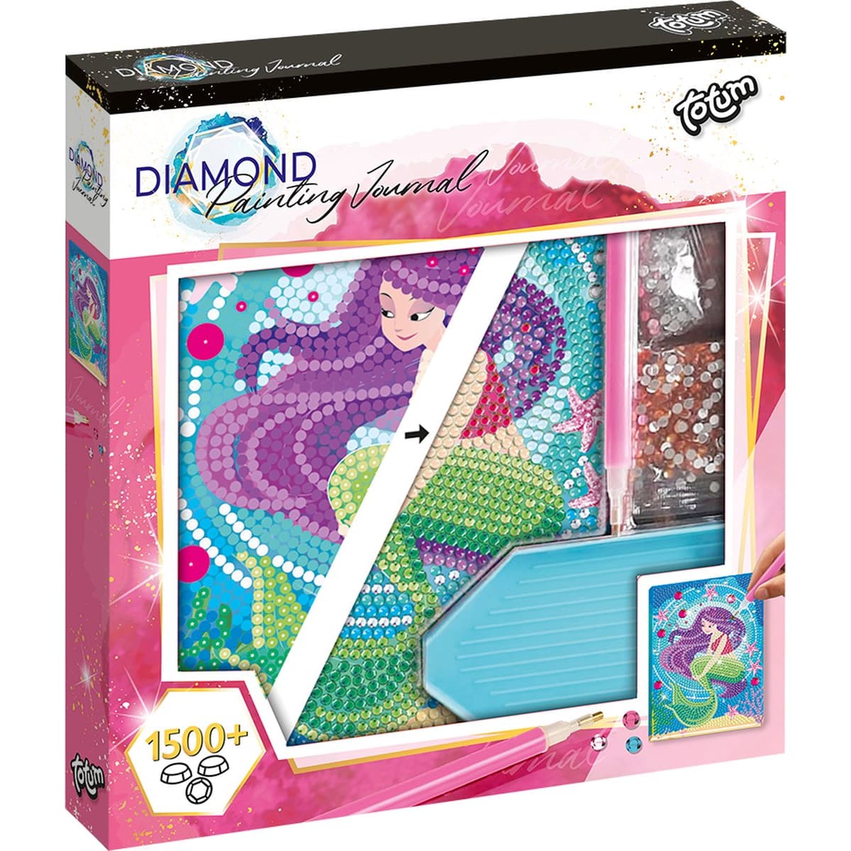 Set creativ - Decoreaza-ti propriul jurnal Mermaid | Totum
