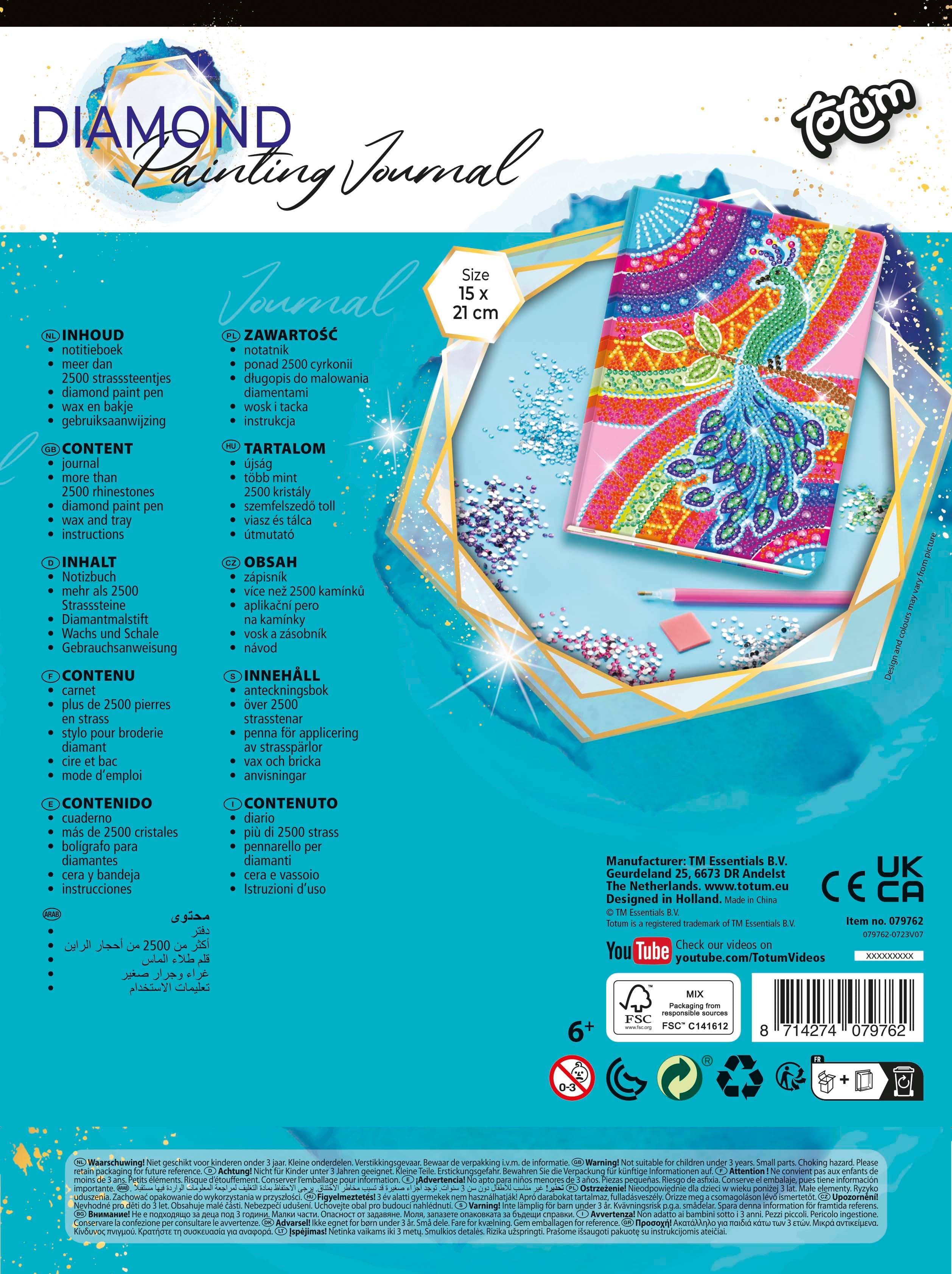 Set creativ - Paun si diamante | Totum