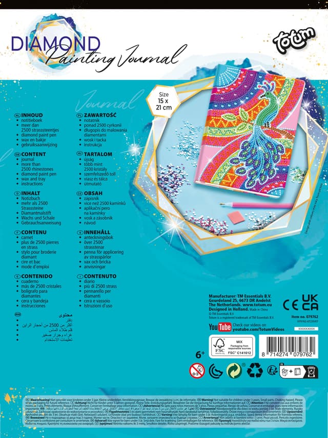 Set creativ - Paun si diamante | Totum