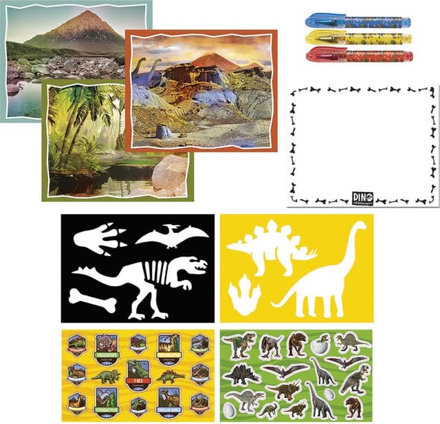 Set pentru activitati creative - Dinozauri | Totum