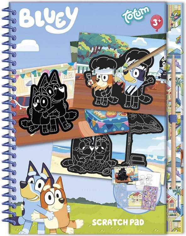 Set creativ - Razuit si colorat - Bluey | Totum