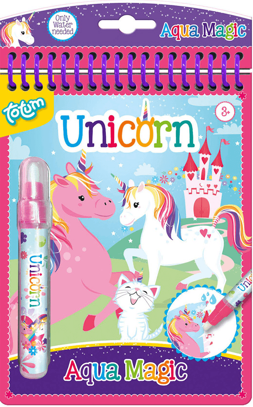 Set creativ - Pictura magica cu apa - Unicorni | Totum