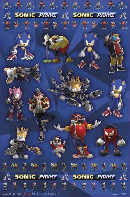 Set abtibilduri - Sonic Prime | Totum