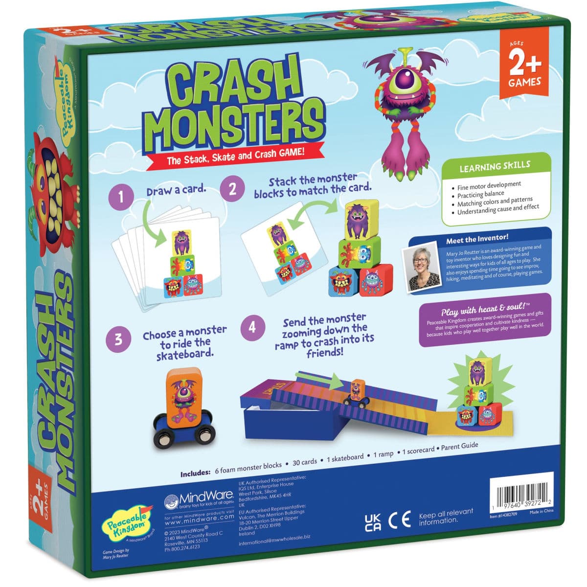 Joc distractiv de asociere si motricitate - Crash Monsters | MindWare