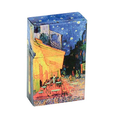 Cutie metalica pentru tigari -  Vincent Van Gogh Cafe Terasse | Cartexpo