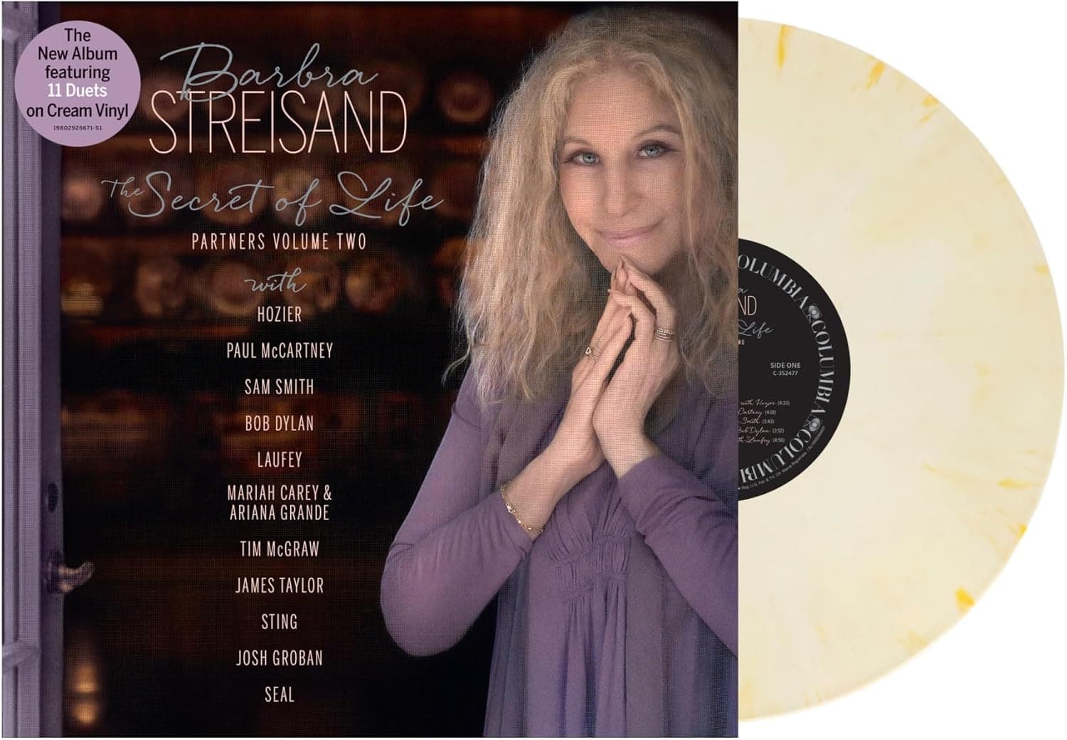 The Secret Of Life: Partners, Volume Two (White Vinyl) | Barbra Streisand