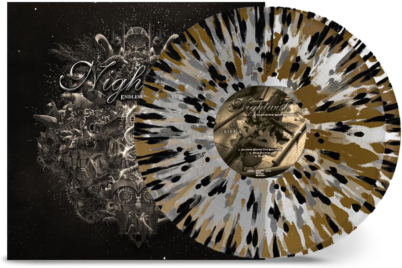Endless Forms Most Beautiful (Clear with Gold & Black Splatter Vinyl) | Nightwish