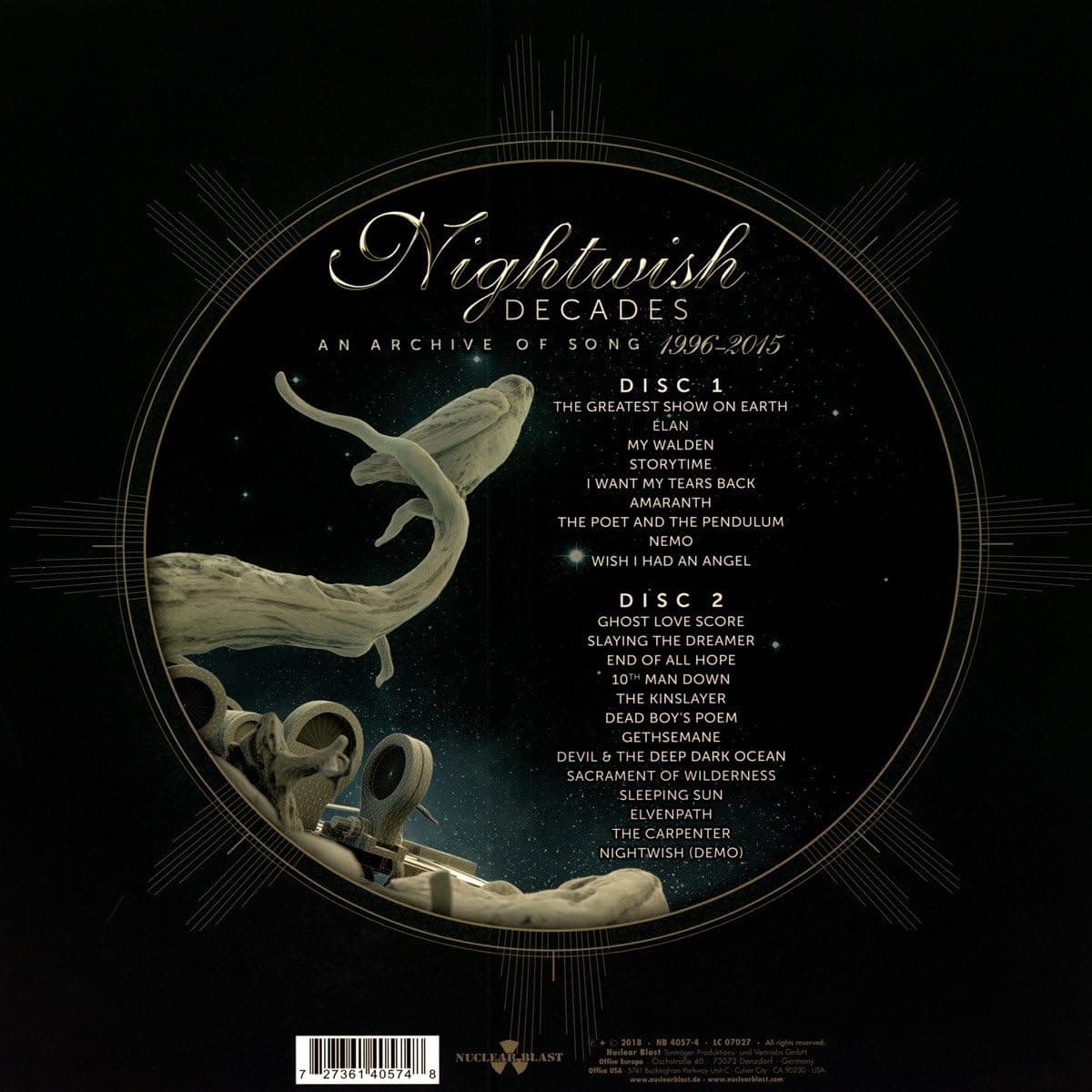 Decades (An Archive Of Song 1996-2015) | Nightwish