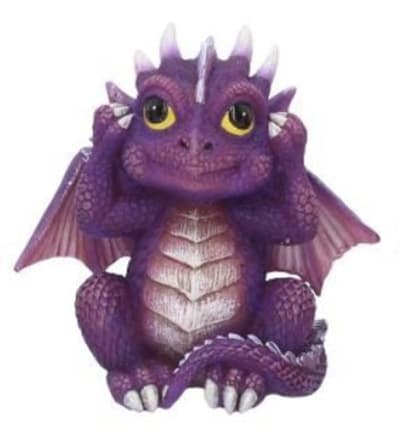 Figurina - Three Wise Dragonlings - Hear No Evil | Nemesis Now
