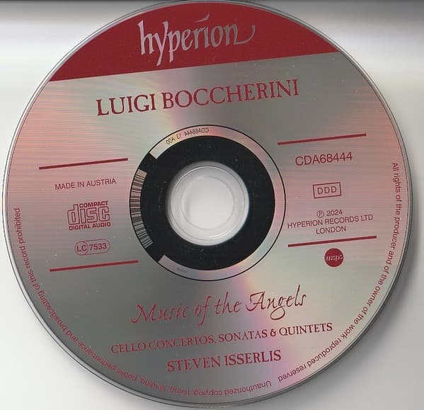 Music Of The Angels | Luigi Boccherini, Steven Isserlis