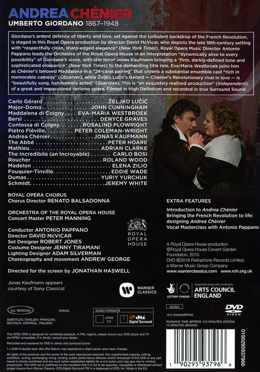 Giordano - Andrea Chenier | Jonas Kaufmann, Eva-Maria Westbroek, Zeljko Lucic
