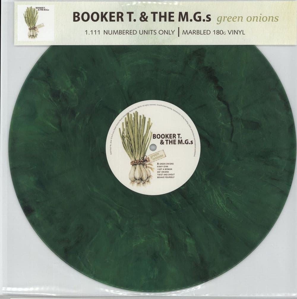 Green Onions - Green Marble Vinyl | Booker T & The MG's