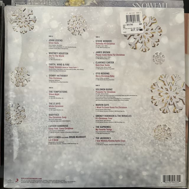 NOW R&B Christmas - Crystal Clear Colored Vinyl | Various Artists