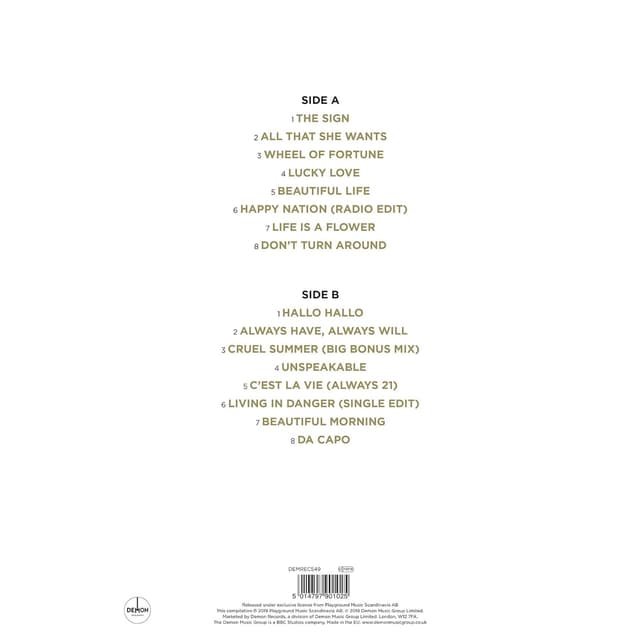 Gold (Gold Vinyl) | Ace Of Base