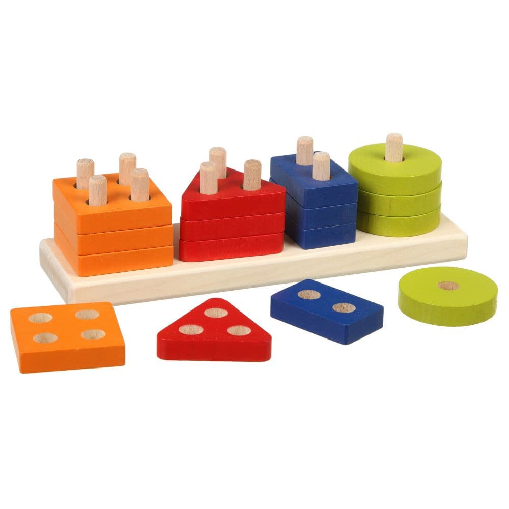 Jucarie din lemn - Sortator forme geometrice 02 | Cubika