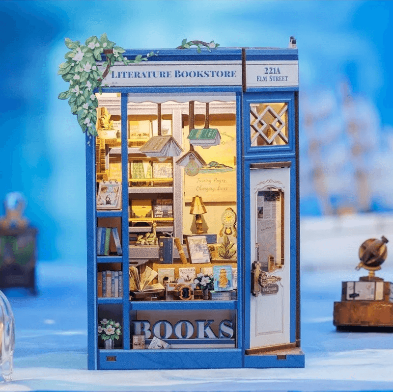 Puzzle 3D 186 piese - Cotor de carte - Literature Bookstore | Robotime