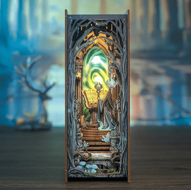 Puzzle 3D 107 piese - Cotore de carte - The Gate of Wonderland | Cutebee