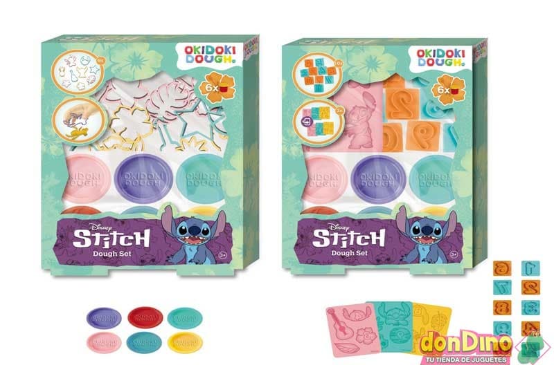 Set 6 culori si 9 forme - Stitch | Canenco