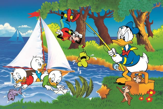 Puzzle - Donald Duck - Aventura pe lac | Trefl