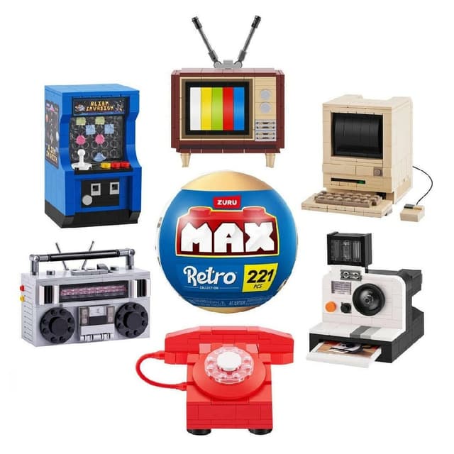 Set de constructie - Zuru Max Retro (produs surpriza, pret pe bucata) | Zuru