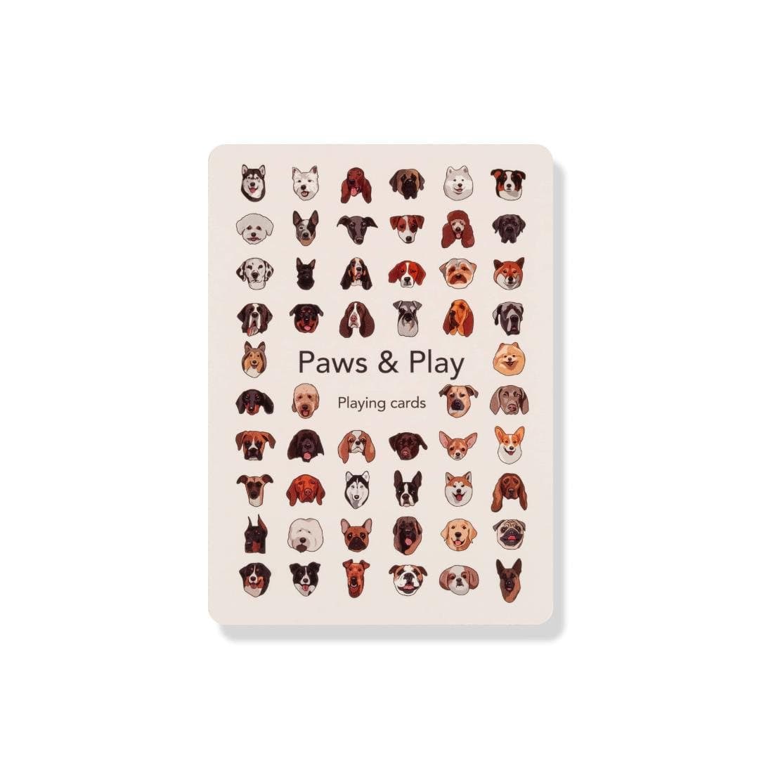 Carti de joc - Paws and Play Dog | Kikkerland