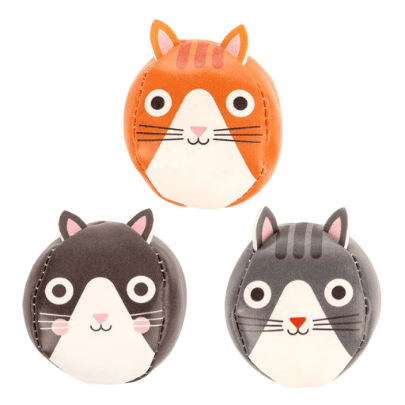 Set 3 mingi antistres - Pisica | Kikkerland