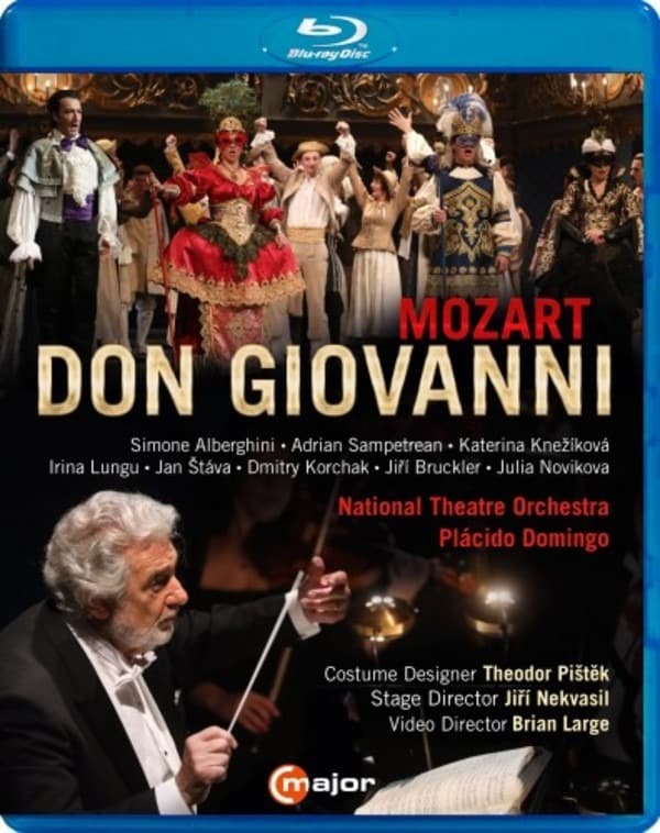Mozart: Don Giovanni (Blu-ray) | Simone Alberghini, Adrian Sampetrean, Katerina Knezikova, Irina Lungu, Jan Stava, Dmitry Korchak, Jiri Bruckler, Julia Novikova, Prague National Theatre Orchestra, Placido Domingo