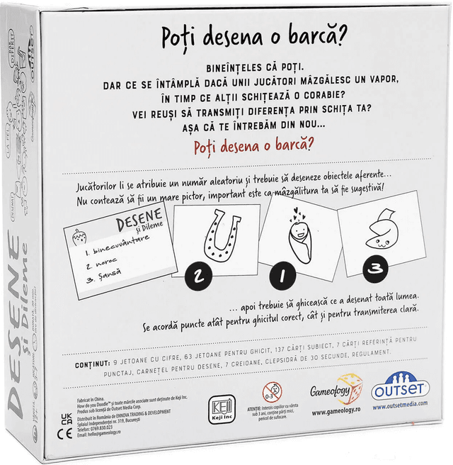 Joc de societate - Desene si dileme | Outset