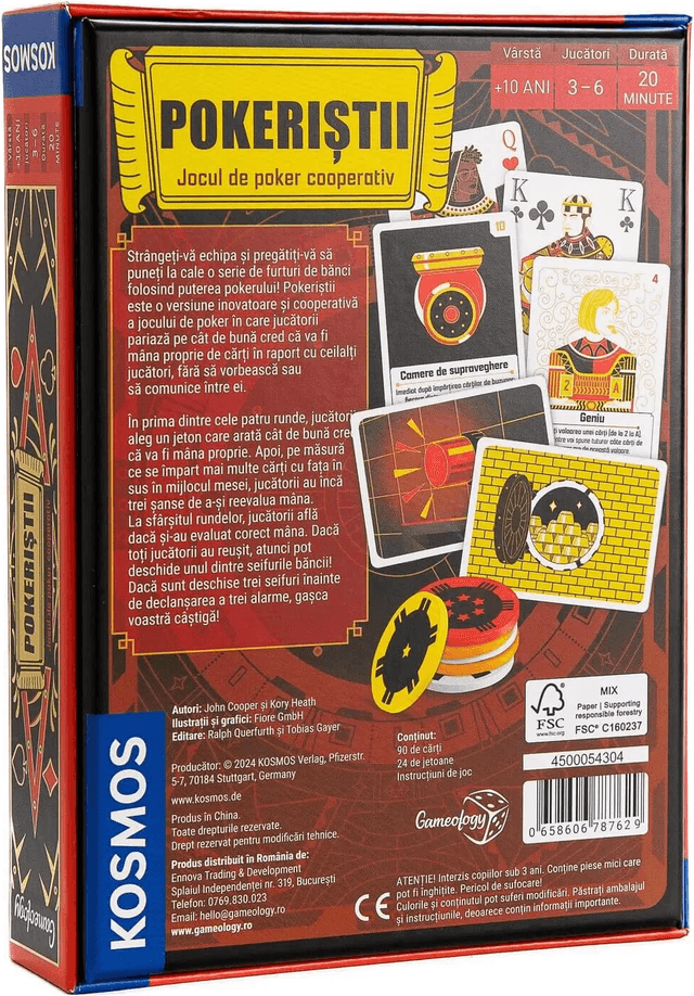 Joc de societate - Pokeristii - The Gang | Kosmos