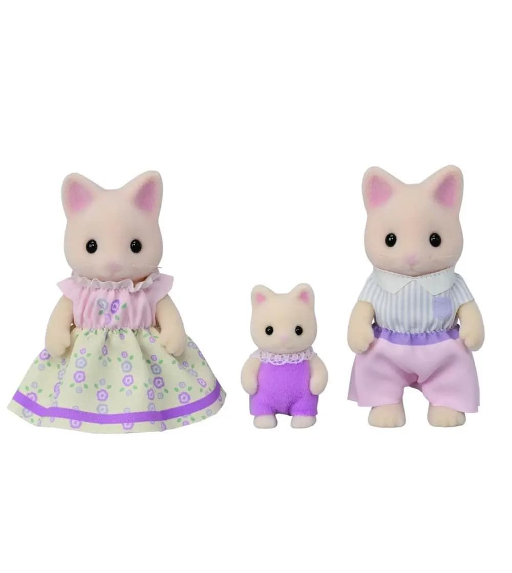 Set figurine - Familia de pisici Floral | Epoch