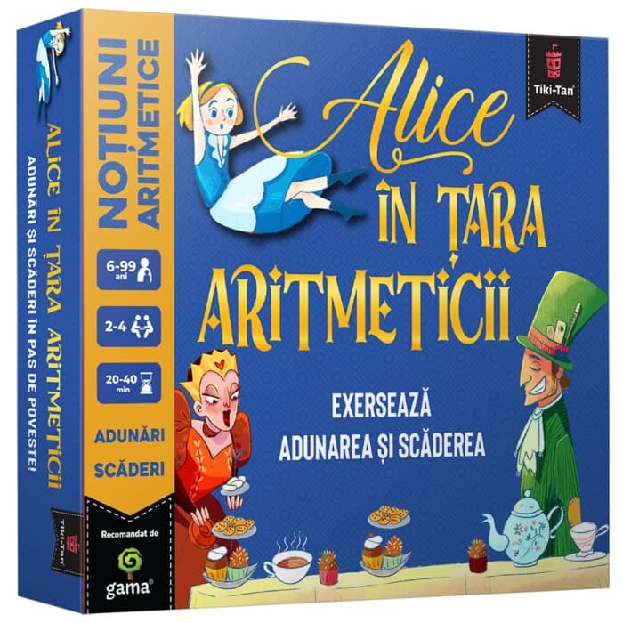 Joc educativ - Alice in Tara Aritmeticii | Tiki-Tan