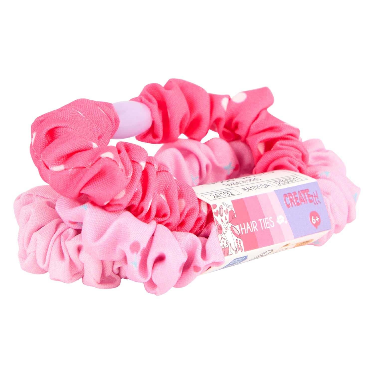 Set 3 elastice de par - Roz | Canenco