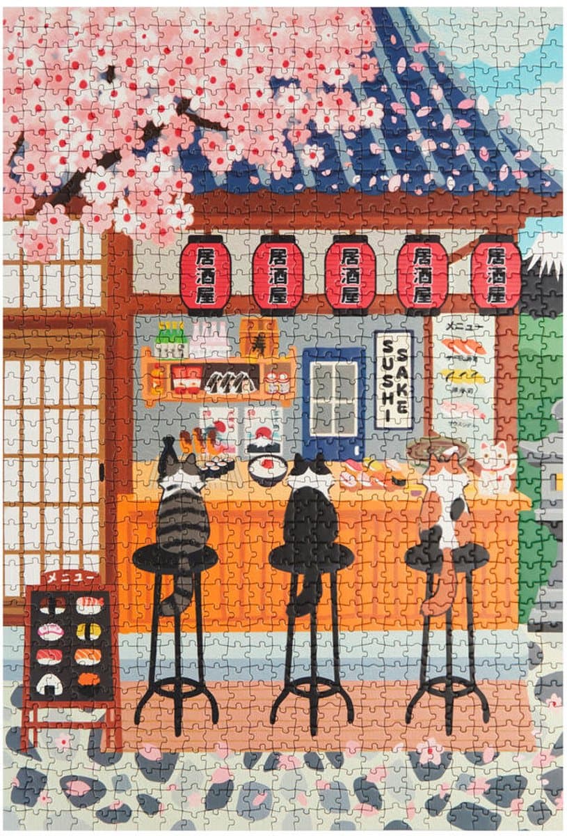Puzzle 1000 piese - Sushi Cats | Balvi