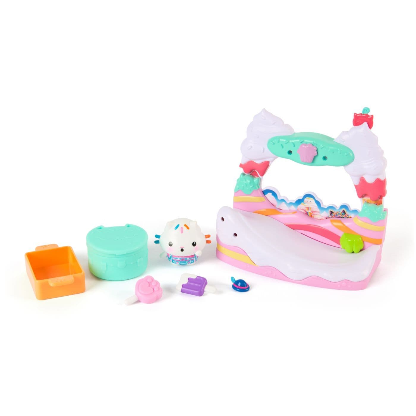 Set de joaca - Gabby's Dollhouse The Movie - Cakey Cat's Sweet Treat Balcony | Spin Master