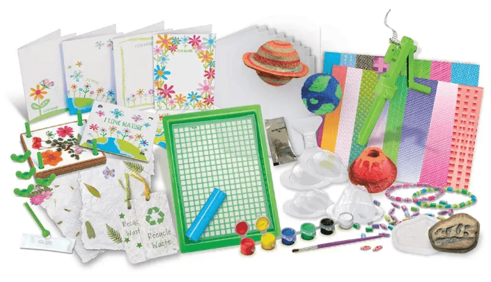 Kit stiintific - Arta cu hartie reciclata | 4M