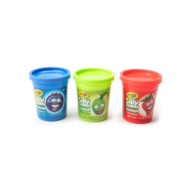 Set 3 borcanase plastilina parfumata - Silly Scent | Crayola