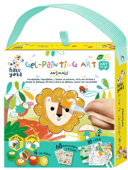 Set portabil de pictura cu gel - Animale | Avenir
