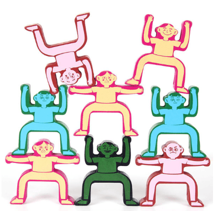 Joc de indemanare - Balancing Little Men | Lesser & Pavey