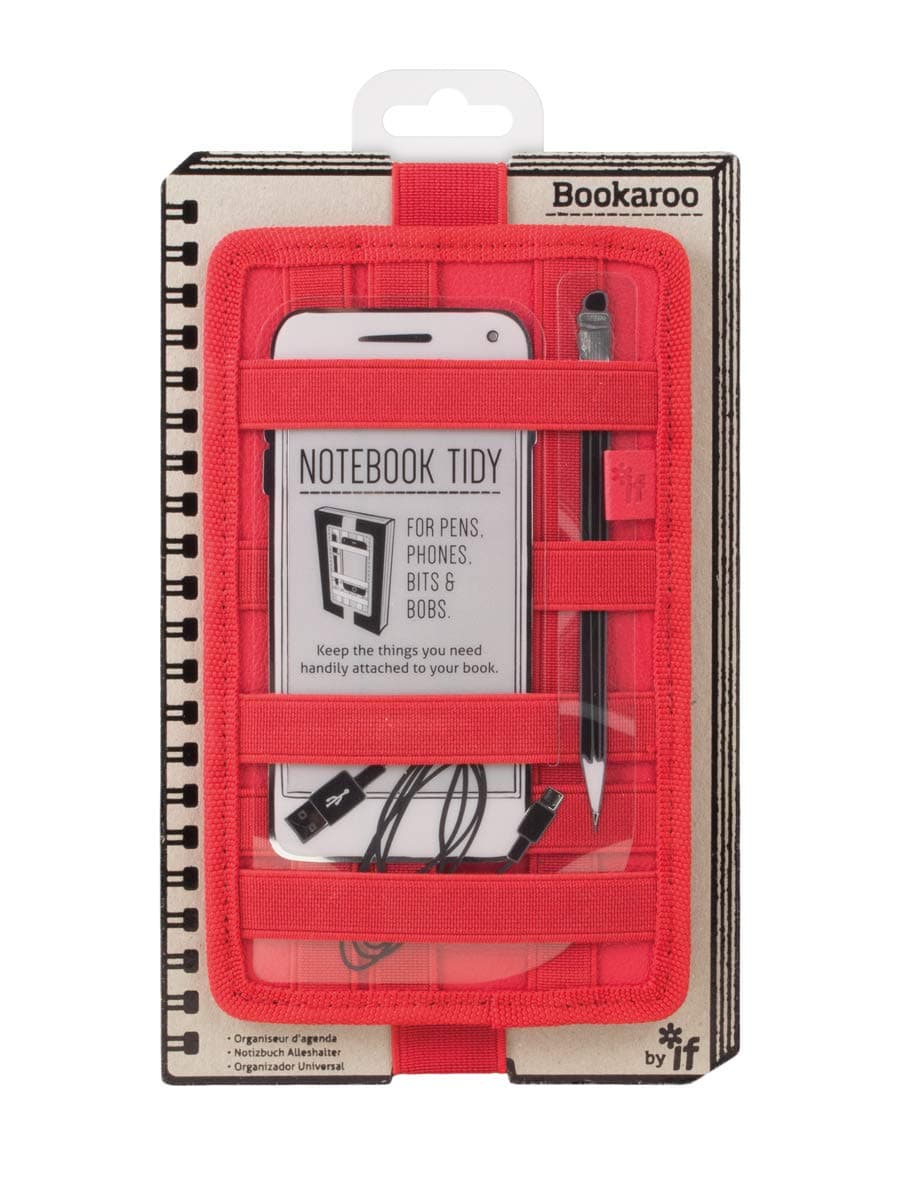 Suport elastic pentru carnet - Tidy - Red | If (That Company Called)