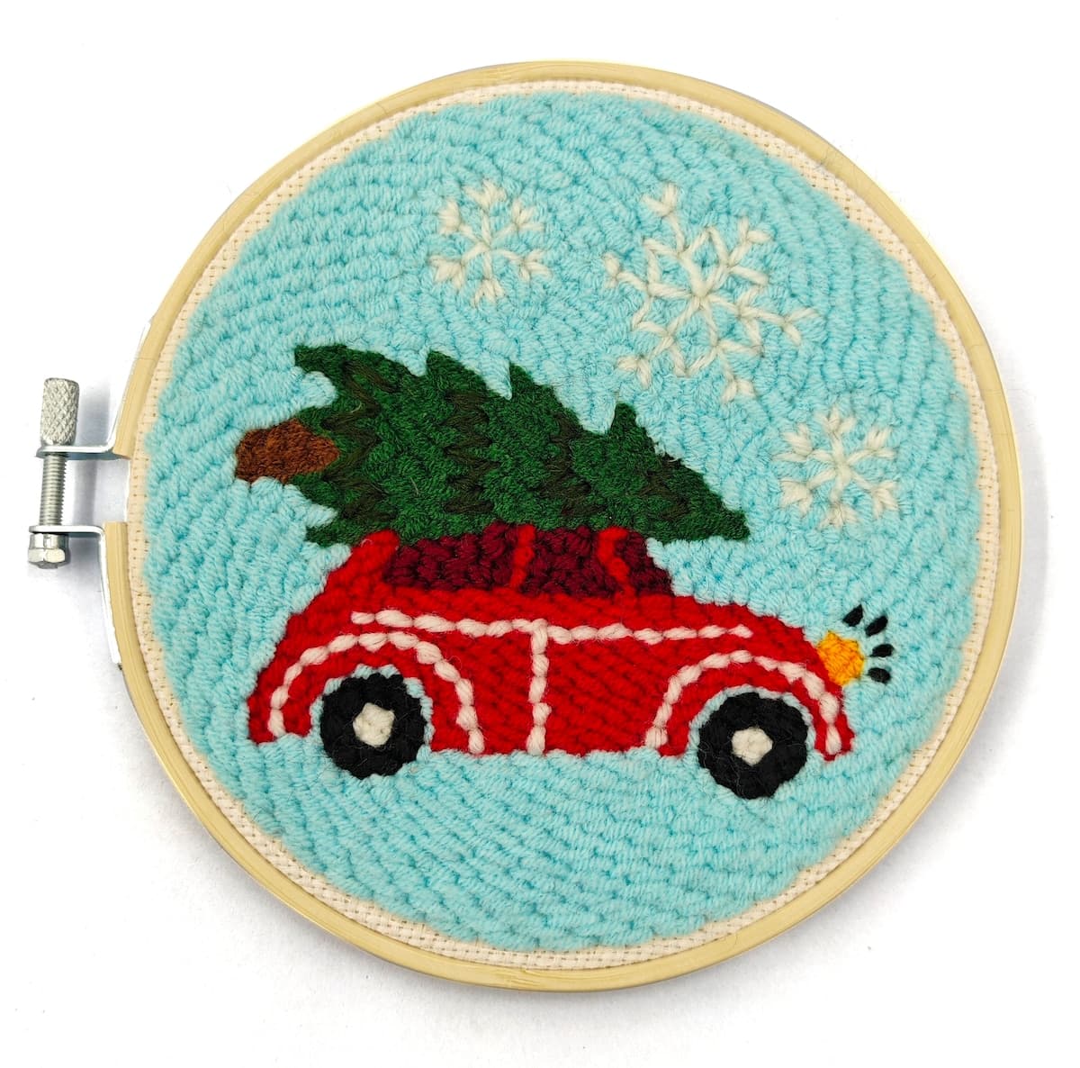 Kit de broderie - Red Car | Kikkerland