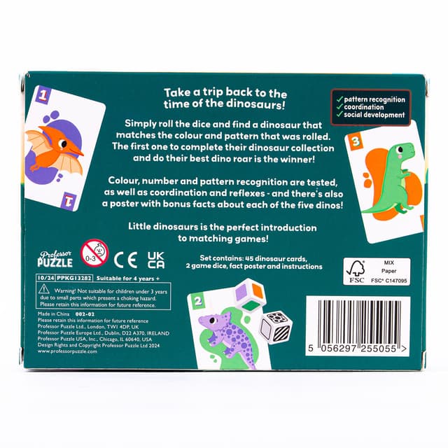 Joc de societate - Little Dinosaurs | Professor Puzzle