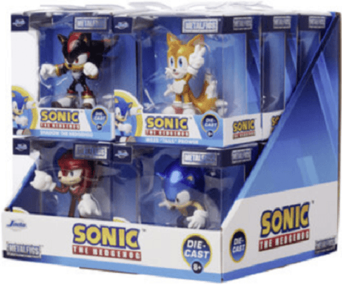 Figurina metalica - Sonic The Hedgehog, mai multe modele si culori | Jada Toys