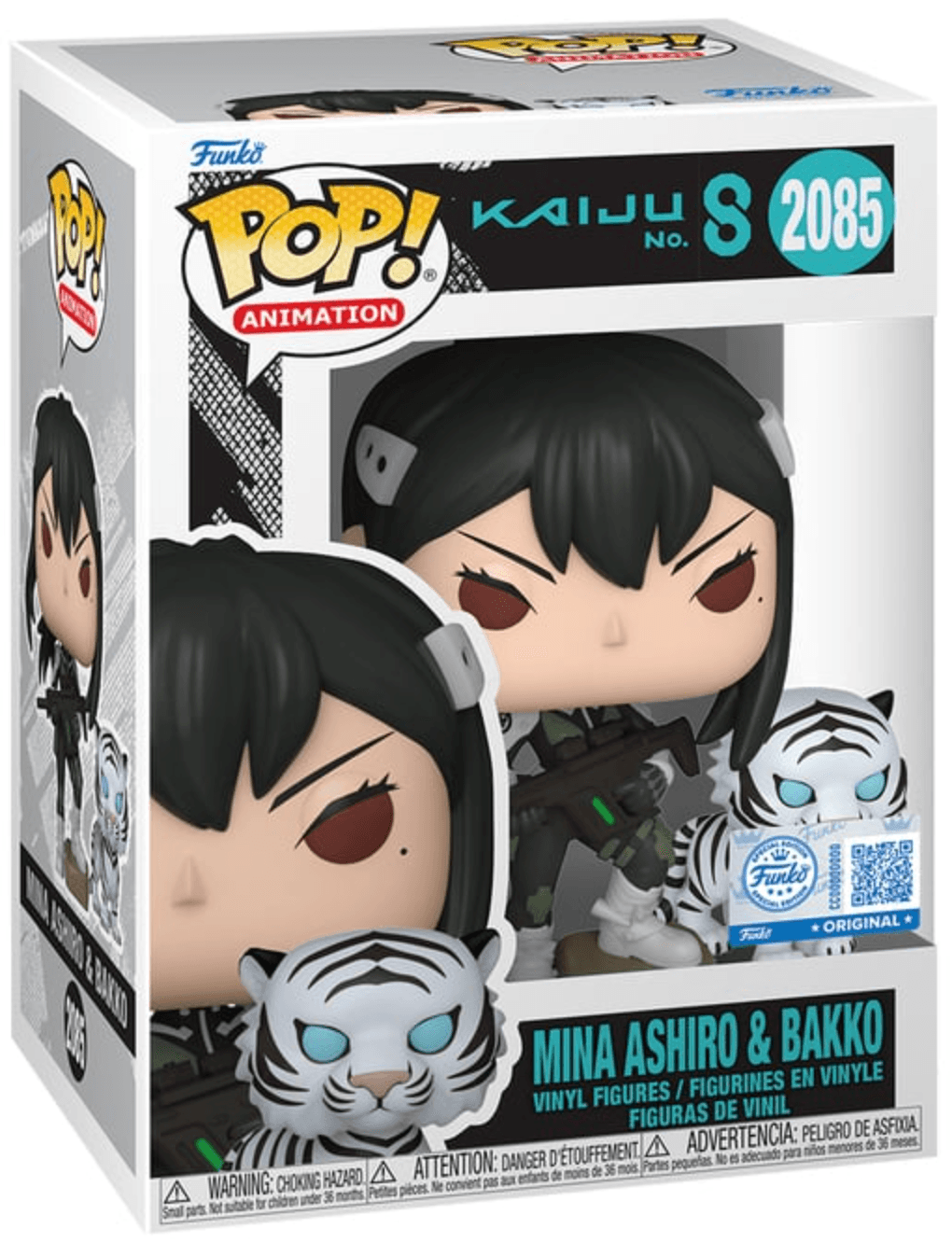 Figurina Mina Ashiro & Bakko - Kaiju No. 8 - Pop! Animation - Funko | Funko
