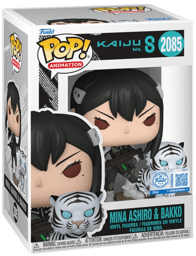 Figurina Mina Ashiro & Bakko - Kaiju No. 8 - Pop! Animation - Funko | Funko