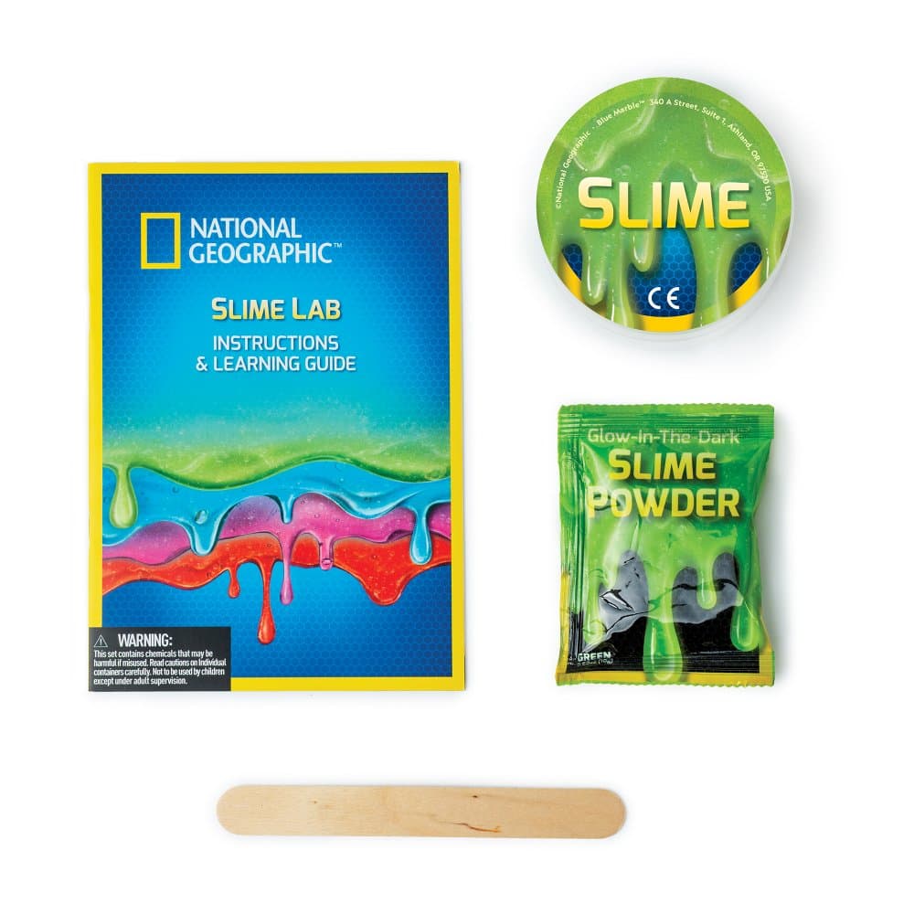 Set educativ - National Geographic - Laboratorul de slime fosforescent | National Geographic